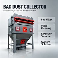 Système de filtration à sacs industriel à jet pulsé pour la collecte des poussières dans les séchoirs flash des usines d'amidon de manioc