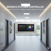 Controlador de Iluminación SMRTE MD02 RS485 Modbus para Salones de Baile, Hoteles, KTV, Atenuación de Alta Velocidad, Temperatura de Color, Brillo, 12-24V