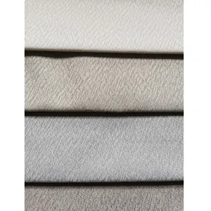 Home Textile Beige Linen Curtain Polyester Linen Curtain Fabric Roll