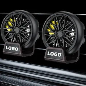 Penyegar Udara Mobil Desain Khusus Merah Biru Hijau Hitam, Gel Berbentuk Ban dengan Klip Ventilasi untuk Mobil - Product Image 3