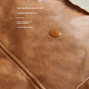 Sac de rangement carré en cuir marocain imperméable paresseux tabouret à langer extensible pour salon baie vitrée siège Pier Old - Product Image 2