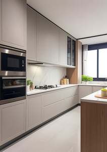 Armoire de cuisine design moderne en bois MDF - Product Image 3