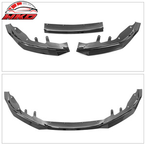Protector de Parachoques Delantero para BMW G22 G23 Serie 4 M440i 2021-2025, Alerón M Sport Negro Brillante - Difusor de PP, Protector de Mentón - Product Image 5