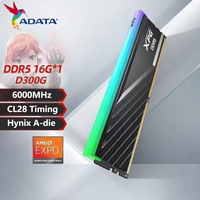 NEW ADATA RAM XPG D300G 16G CL28 Black DDR5 6000MHz RGB UDIMM NonECC Hynix A-die Desktop Computer Stock