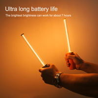 Lampe de table LED sans fil rechargeable, design minimaliste moderne, tube lumineux magnétique détachable, commande tactile, 3 niveaux, flexible et simple