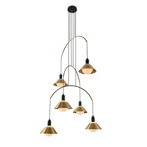 Lámpara Colgante LED COB de Cobre de Alta Calidad, Moderna, Sencilla, Cálida, Blanca, que Protege la Vista, de Hierro, para Sala de Estar, Tamaños Medianos - Product Image 2