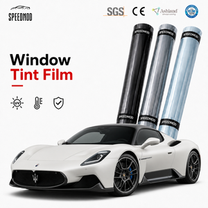 ฟิล์มกรองแสงกันรังสียูวี SPEEDMOD ป้องกันความร้อน ฟิล์มติดกระจกรถยนต์ ฟิล์มป้องกันกระจกหน้ารถ หนา 2 มิล บำรุงผิว ผลิตโดยโรงงาน OEM - Product Image 1