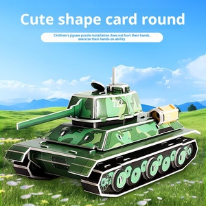 3D Câu Đố chiến hạm lắp ráp mô hình giấy siêu chiến hạm mô phỏng Tàu chiến mô hình tàu chiến trẻ em Đồ chơi tự làm - Product Image 6