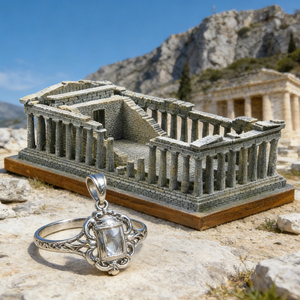 ของที่ระลึกสำหรับนักท่องเที่ยว รูปปั้นเรซิ่น 3 มิติ แบบกำหนดเอง ของจิ๋ว สถาปัตยกรรมอะโครโพลิส กรีซ กรีนาดีส - Product Image 3