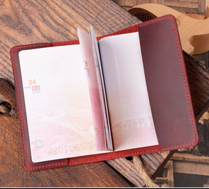 Housse de passeport en cuir véritable pour la Russie, en anglais, avec impression, qualité supérieure - Product Image 3