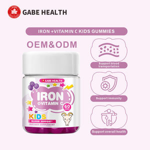 Gummies de fer pour enfants à marque privée OEM avec vitamine C, supplément multivitaminé végétalien, soutien immunitaire et énergétique, sans sucre - Product Image 1