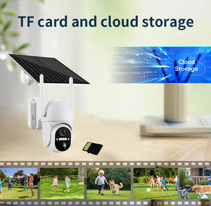 紧凑型太阳能摄像头无线户外智能运动检测警报器无需接线迷你家用安全摄像头 - Product Image 2