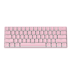 Teclado Mecánico para Juegos de PC, 64 Teclas RGB, USB, Portátil, 60%, Material ABS, Mini Teclado Mecánico Blanco - Product Image 4