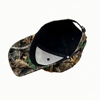 Casquette de baseball brodée 3D de haute qualité, camouflage, 6 panneaux, style Dad Hat, en coton structuré, casquettes de sport, logo personnalisé