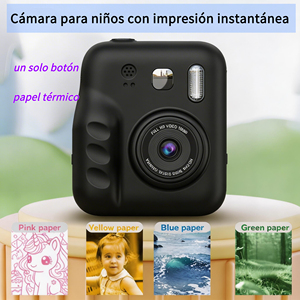 Câmera Instantânea para Crianças, Impressora Digital de Fotos com Duas Lentes, Design de Cartoon Fofo, Mini Plástico, CMOS 30MP em Full HD - Product Image 1