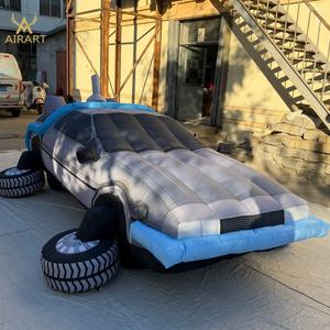 Ballon publicitaire gonflable sur mesure <span class=keywords><strong>de</strong></span> 4,2 m <span class=keywords><strong>de</strong></span> long en forme <span class=keywords><strong>de</strong></span> <span class=keywords><strong>voiture</strong></span> <span class=keywords><strong>de</strong></span> course, directement <span class=keywords><strong>de</strong></span> l'usine, pour la publicité des commerces - Product Image 2