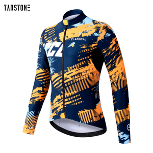 Giacca Termica <span class=keywords><strong>Invernale</strong></span> da <span class=keywords><strong>Ciclismo</strong></span> Tarstone per Uomo, Manica Lunga, Antivento, Calda, per Bicicletta - Product Image 1