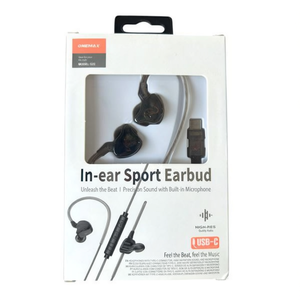 Auriculares deportivos intrauditivos con conector USB-C, audio de alta resolución para teléfonos y tabletas - Product Image 2