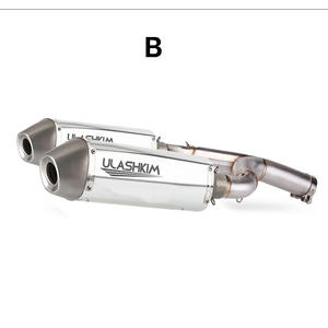 Échappement pour moto Silencieux d'échappement pour <span class=keywords><strong>Aprilia</strong></span> <span class=keywords><strong>SHIVER</strong></span> <span class=keywords><strong>750</strong></span> <span class=keywords><strong>GT</strong></span> SL750 Shiver750 2016-2021 Échappement Modifié Middle Link 51mm - Product Image 2