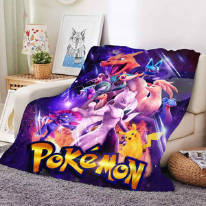 Couverture en polaire corail personnalisée avec motif de dessin animé mignon de 5000 designs, style Pokémon, pour enfants et bébés - Product Image 5