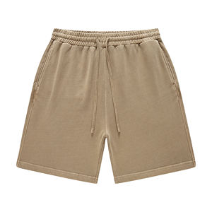 Premium Washed Drawstring Joggers 450g Heavyweight Casual Sport Pants - Product Image 1