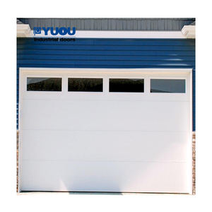 Double porte industrielle sectionnelle en acier nord-américaine <span class=keywords><strong>de</strong></span> <span class=keywords><strong>garage</strong></span> <span class=keywords><strong>de</strong></span> deux voitures et portes piétonnières - Product Image 4