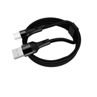Pabrik biasa pengisian cepat 3A kabel USB Tipe C untuk komputer produk laris