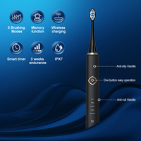 Cepillo de Dientes Eléctrico Sónico Seago SG-998 Profesional para Adultos, Recargable por Inducción, Portátil, de Viaje, con Resistencia al Agua IPX7