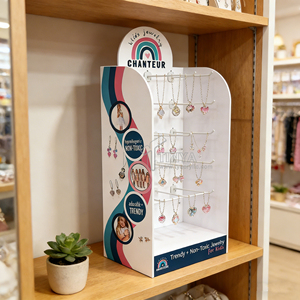 Espositore per Gioielli Tinya con Logo Personalizzato, Stand in Acrilico per Bracciali, Anelli, Collane di Perle, Orecchini con Ganci per <span class=keywords><strong>Negozi</strong></span> al Dettaglio - Product Image 2