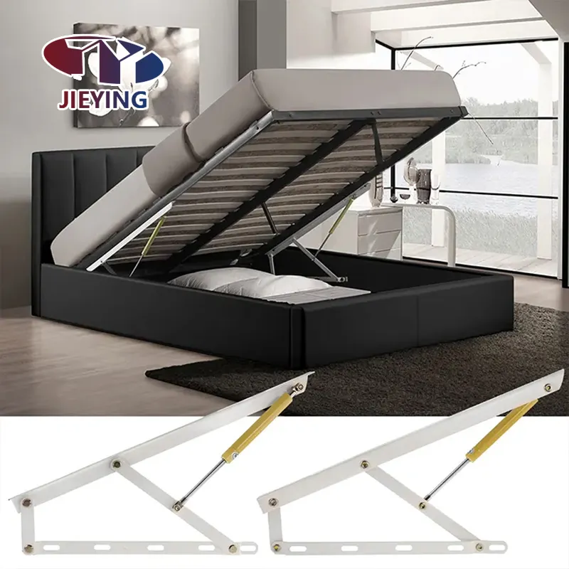 Furniture Hardware Hinge Simple Tatami Box Bed Storage Hydraulic Gas Lift Bed Mechanism Bed Lifter