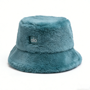 Sombrero de Pescador de Felpa para Mujer, Cálido y Suave para Invierno, con Logotipo, Ideal para Clima Frío - Product Image 3