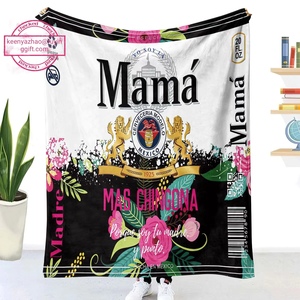 El más nuevo diseño personalizado Querida mamá manta mamá <span class=keywords><strong>chingona</strong></span> manta para regalo - Product Image 6