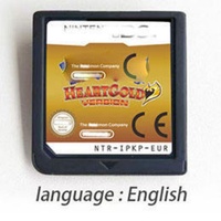 Cartucho de Juego EUR en Inglés Europeo, Versión Pearl HeartGold SoulSilver Diamond Platinum para Ds 2ds nds