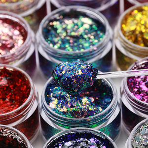 Mayorista Maquillaje Camaleón Glitter Gel Cara Cabello Nail Eye Body Art Liquid Glitter Gel - Product Image 3