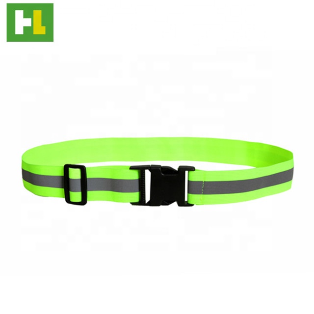 Оптовая продажа, дешевый светоотражающий ремень безопасности разных цветов, Светоотражающий ремень для бега CN