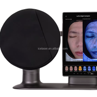 Analyseur de peau professionnel à IA, machine d'analyse cutanée 10 spectres, scanner facial 3D, détecteur de peau avec prise en charge iPad/PC