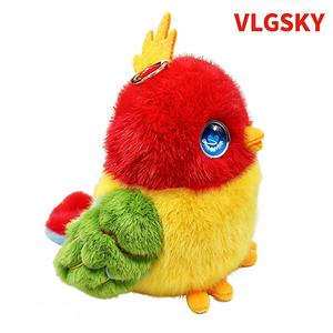 ของเล่นนกพูดได้ VLG Interactive Plush ตุ๊กตาสัตว์นุ่มนิ่ม ขนาด 11-30 ซม. บรรจุใยฝ้าย PP สำหรับเด็กอายุ 2-4 ปี ของขวัญสำหรับเด็กทั้งชายและหญิง - Product Image 4