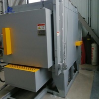 Four tunnel à résistance à prix d'usine ALBERCO, traitement thermique, type poussoir, chariot en acier inoxydable, acier au carbone 950