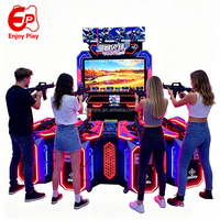 Machine d'arcade de tir à 4 joueurs, modèle à monnayeur, avec système de rédemption de tickets, en promotion, pour centres commerciaux, parcs d'attractions et OEM