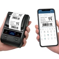 Détongeur-Mini imprimante portable, étiquette de prix autocollante, imprimante de codes-barres pour vêtements, 58mm, DP23S