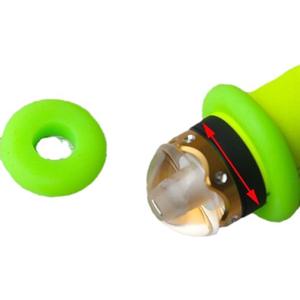 Ztc232 Stoppeur de canne en silicone vert, grande, moyenne, petite taille, matériel de pêche pour esturgeon - Product Image 5