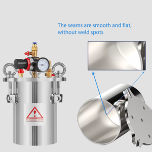 Réservoir de distribution sous pression en acier inoxydable 304 de 1 à 100 L, directement de l'usine, pour colle, baril de stockage, cuve principale, garantie 1 an BZY - Product Image 2