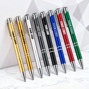 Xd423 Custom Logo Printed Branded Metal Ballpoint Advertising Black Signature Promotion Corporate Activity Business <b>Gift</b> <b>Pen</b> - Product Image 1