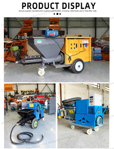 חשמלי מיני יעילות גבוהה יותר טיח מלט מכונת ריסוס - Product Image 4