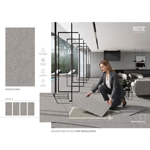 Azulejos de Porcelana Pulida Gris Lomino de 24x48 Pulgadas con Aspecto de Mármol Carrara para Interiores Elegantes de Pisos y Paredes - Product Image 5