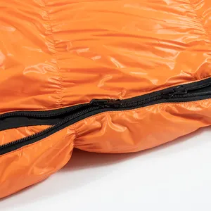 Mumie-Schlafsack Entendaunen Outdoor Camping für Winter 1.500g Lichtdicht Erwachsene individuelles Logo Kaltes Wetter Schlafsack