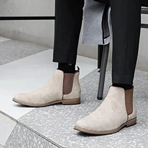 Bottines <span class=keywords><strong>Chelsea</strong></span> pour hommes, nouvelles bottes décontractées, classiques et élastiques, pour le travail, vente en gros - Product Image 5
