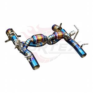 ชุดท่อไอเสียไทเทเนียมแบบ Vortex Heat Shield สำหรับ Ferrari F8 Tributo 3.9T BiTurbo V8 Valvetronic ชุดแต่งสำหรับรถแข่ง - Product Image 4