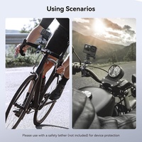 Super Clamp Fahrrad clip Kamera halterung Motorrad lenker halterung für Gopros und Action-Kameras