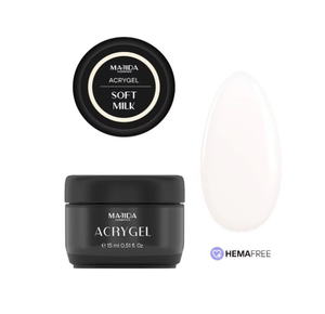 มาจิดา อะคริเจล ซอฟท์ มิลค์ 15 มล. เจลสร้างเล็บ ปราศจากสารเฮมา - Product Image 1